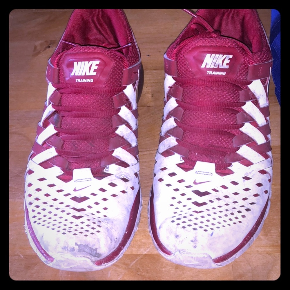 Men’s Nike training red shoes size 10.5